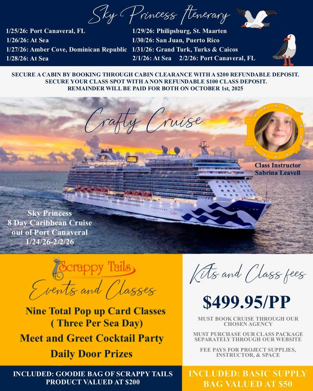 Scrappy Tails Crafty Cruise Q&A