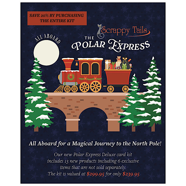Limited Edition - 13 Piece Polar Express Deluxe Card Kit - Special Value 20% Off