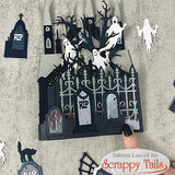 Cemetery Wings Trifold Add-On Metal Craft Die