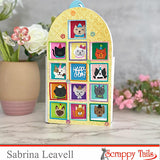 Birthday Cat Window Metal Craft Die