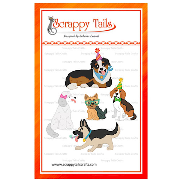 Birthday Puppers Metal Craft Die