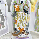 Crazy Cat Lady Metal Craft Die