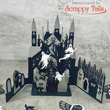 Cemetery Wings Trifold Add-On Metal Craft Die