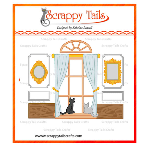 Living Room Trifold Add-on Metal Craft Die