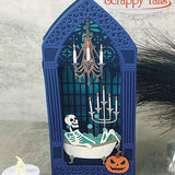 Spooky Bathtub Skeleton Metal Craft Die