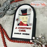 A7 Christmas Carol Cover Plate & Tiny Tim Add-On Metal Craft Die Bundle