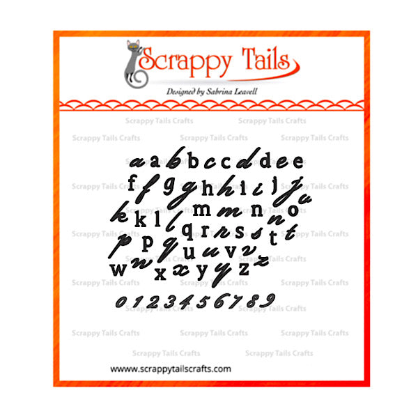 Lower Case Monogram Letters Metal Craft Die