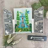Elegant Garden Gate Trifold Add-On For Metal Craft Die