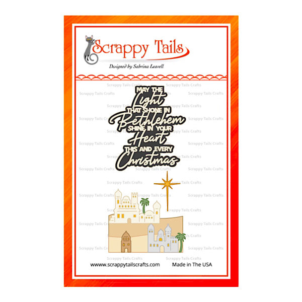 Nativity City of Bethlehem Metal Craft Die