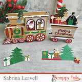 Preorder - ships 11/05 - Polar Express Caboose Pop Up Metal Craft Die