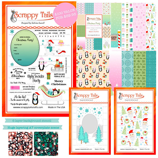 Christmas Party Card Kit (sold out)