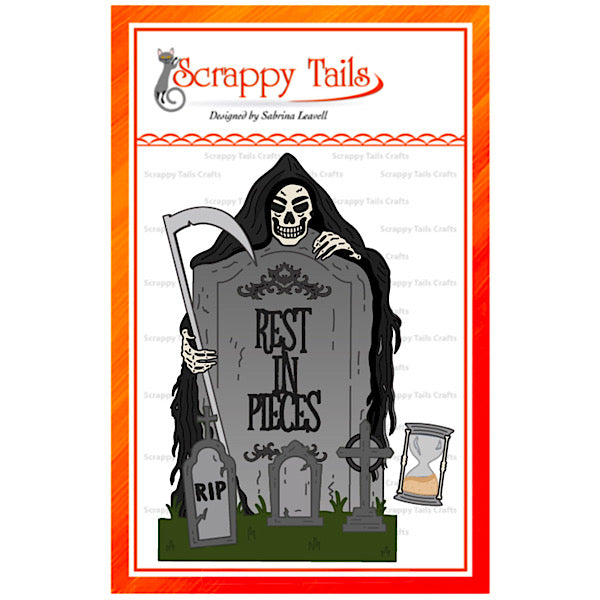 Grim Reaper Wrap Around Metal Craft Die