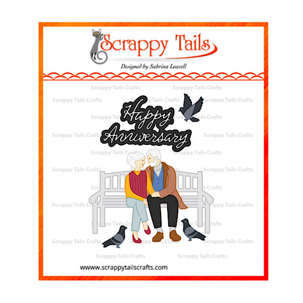 Anniversary Couple Metal Craft Die