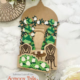 Gazebo Wrap-Around Pop Up Card Metal Craft Die