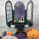 Cemetery Wings Trifold Add-On Metal Craft Die