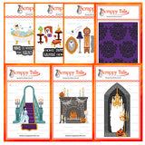 Limited Time - Save 5% - 7 Piece Cathedral Pop Up Tunnel and Halloween Furniture Metal Craft Die Bundle