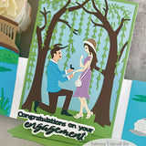 Engagement Couple Metal Craft Die