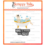 Spooky Bathtub Skeleton Metal Craft Die