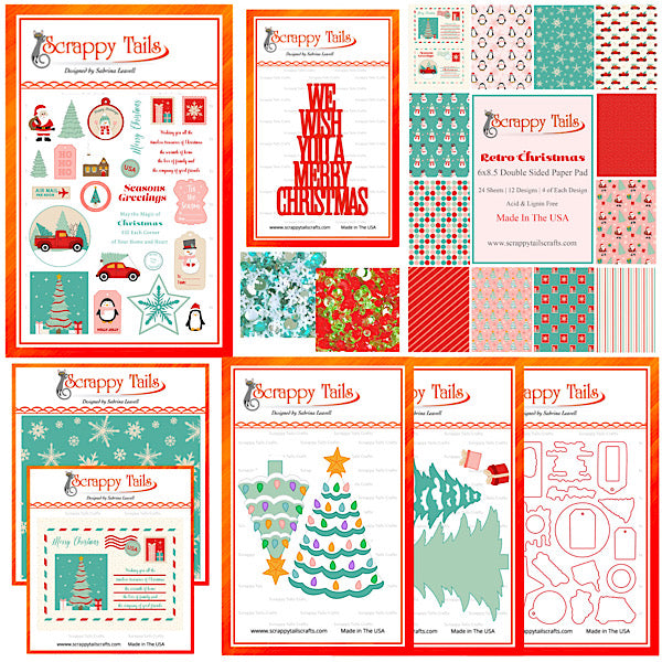 Retro Christmas Card Kit - Sold Out