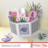 Flowers and Rain Boots Metal Craft Die