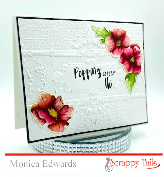 Watercolor Poppy Card