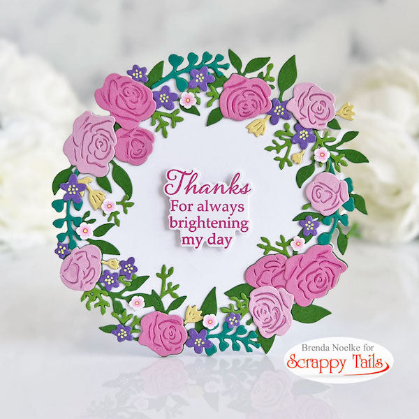 Shaped Wreath Card