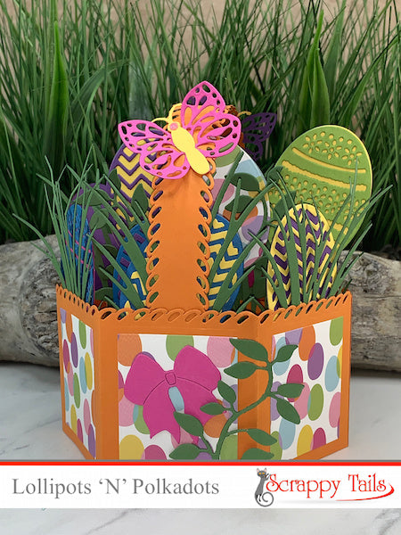 360 Easter Egg Basket Pop up Card