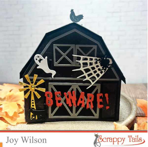 Haunted Barn Pop up Card