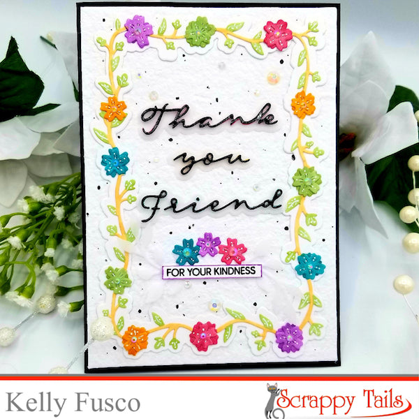 Floral Frame 5x7 Card