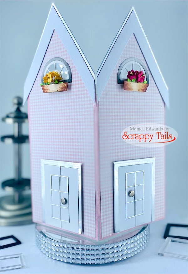 Slimline Doll House Shaped Card