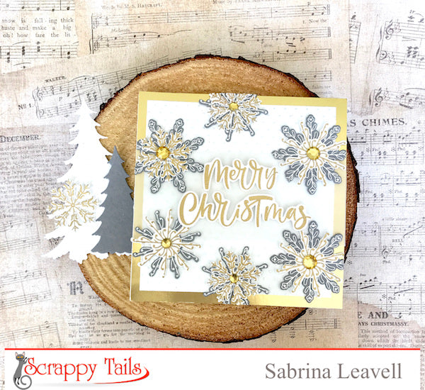 Embossed Snowflake Card | Holiday Card Series Day 3