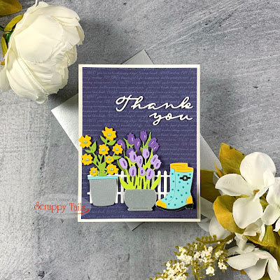 Floral Thank You Card