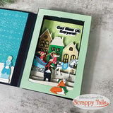 Save 5% - Limited Time - A7 Christmas Carol Cover Plate & Tiny Tim Add-On Metal Craft Die Bundle