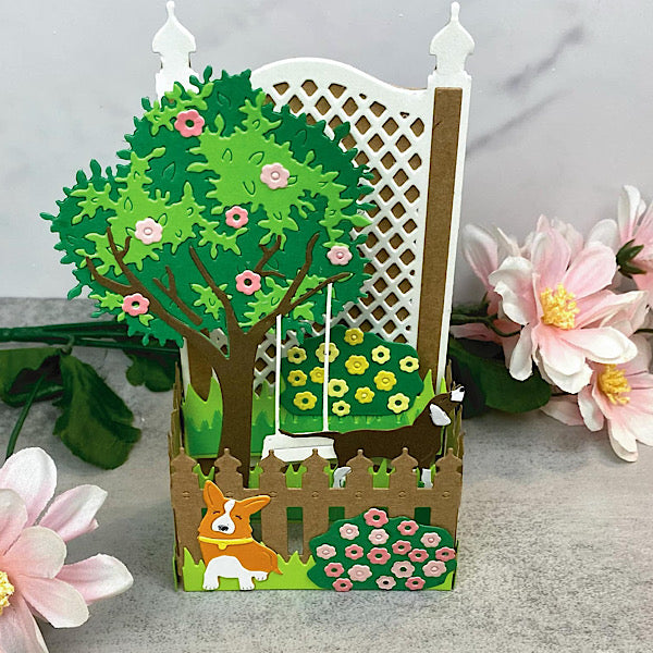 Spring Trellis Wraparound Youtube Live Card Kit