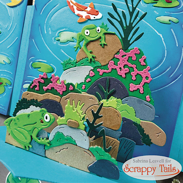 Pond Frogs Metal Craft Die