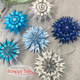 3D Pointy Snowflake Ornament Craft Die