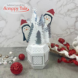 Snow & Winter Tree Lace Add-On Die for Pumpkin Pop Up