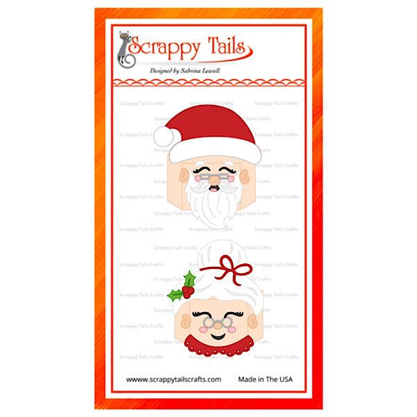 Santa & Mrs Claus Add-On Die for Pumpkin Pop Up