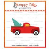 Layering Christmas Truck Craft Die