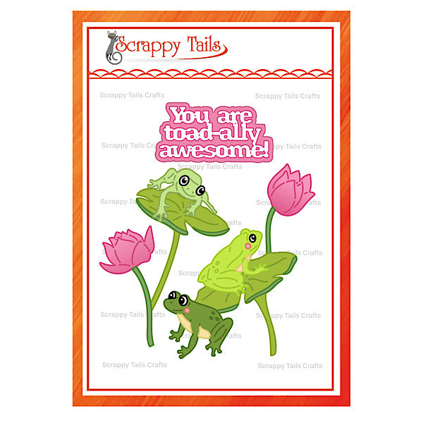 Pond Frogs Metal Craft Die
