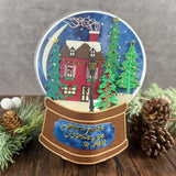 Snow Globe Victorian Christmas House Add-On Metal Craft Die