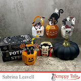 Vampire Add-On for A7 Pumpkin Pop Up Card Metal Craft Die