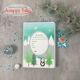 A7 Winter Scene Cover Plate Craft Die