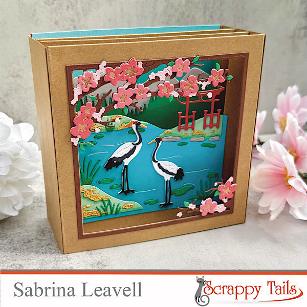 Japanese Cherry Blossom Torii Gate Add-On Metal Craft Die