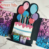 Tiered Birthday Cake Metal Craft Die