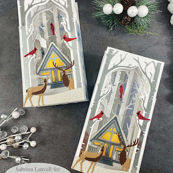 A7 Birch Tree Cover Plate Metal Craft Die