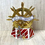 Nautical Banner Hot Foil Sentiment And Coordinating Metal Craft Die Bundle