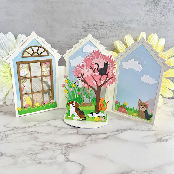 Living Room Trifold Add-on Metal Craft Die