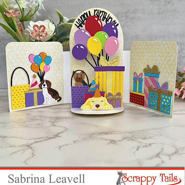 Birthday Puppers Metal Craft Die