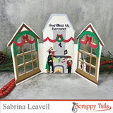 Christmas House Trifold Metal Craft Die